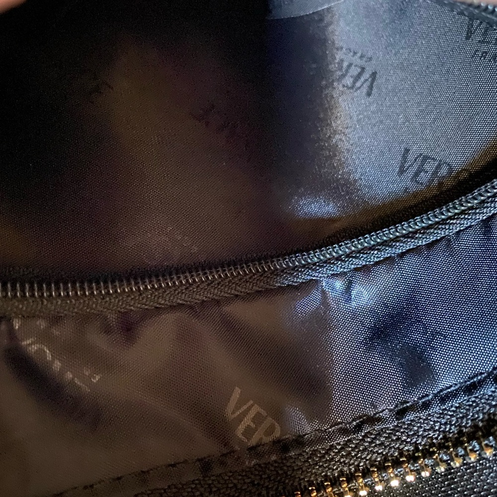 Versace Black fragrance bag Pouch / cosmetic bag with Gold Logo - Picture 6 of 7